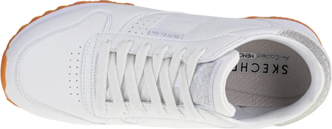 Skechers Side Street Core Set Dames Sneakers 699-WHT - Wit - afbeelding 3 van 6