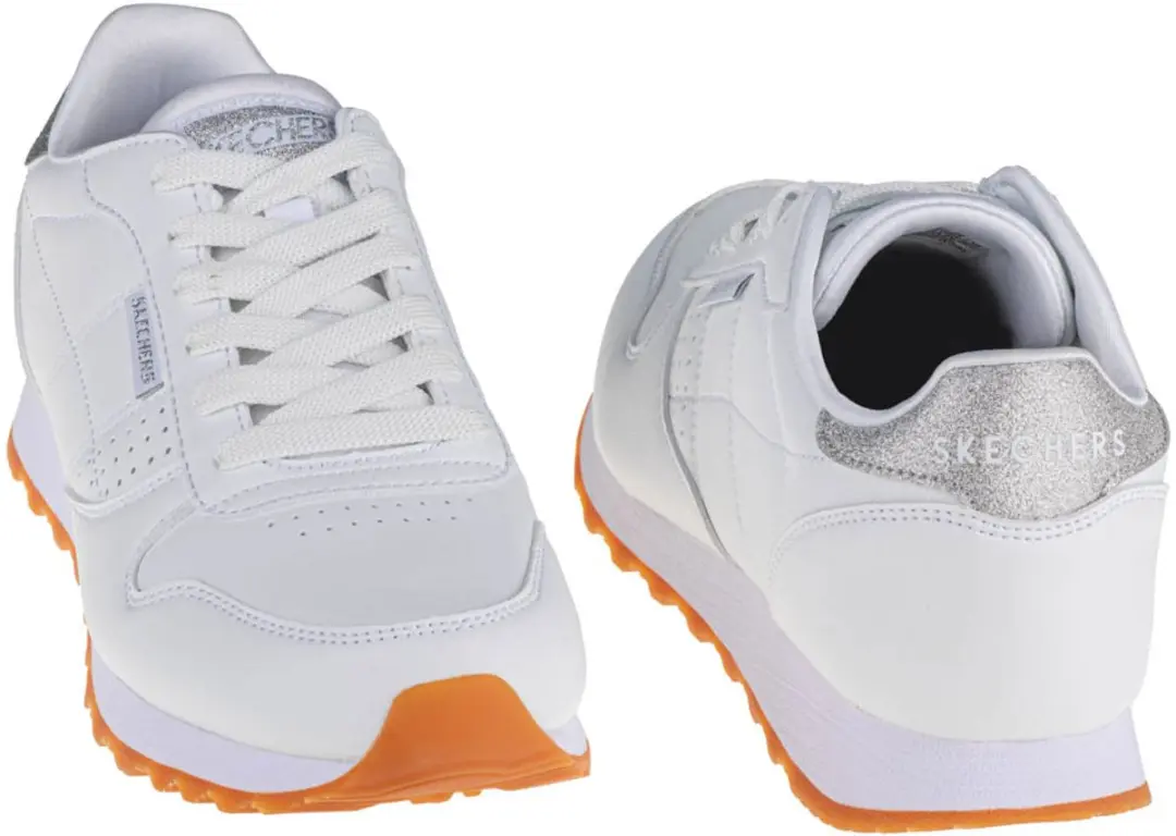 Skechers Side Street Core Set Dames Sneakers 699-WHT - Wit - afbeelding 5 van 6