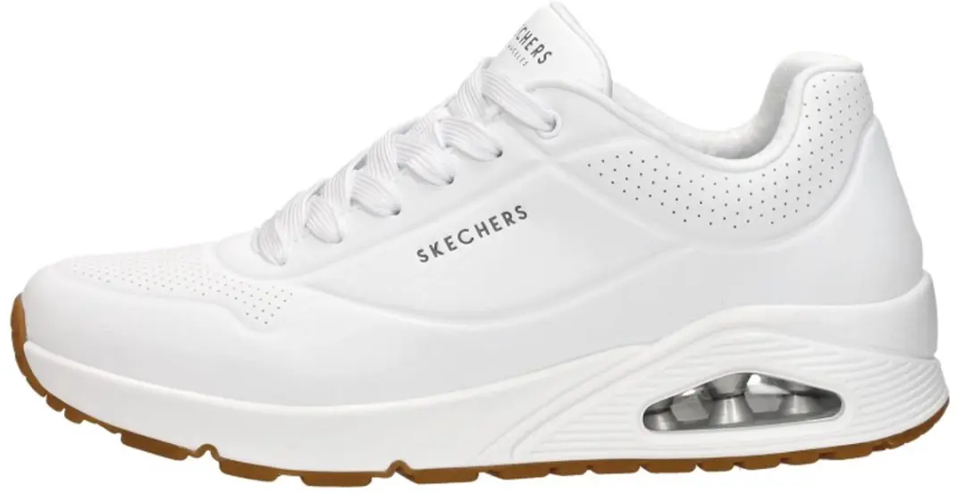 Skechers Uno Stand On Air Heren Sneakers - Wit - afbeelding 2 van 6