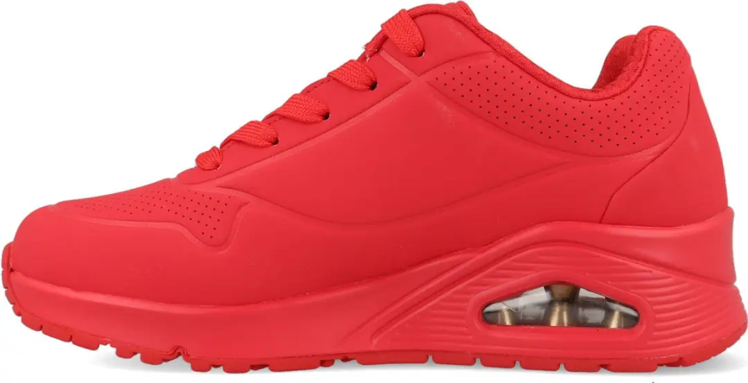 Skechers Uno Stand On Air Meisjes Sneakers - Rood - afbeelding 5 van 6
