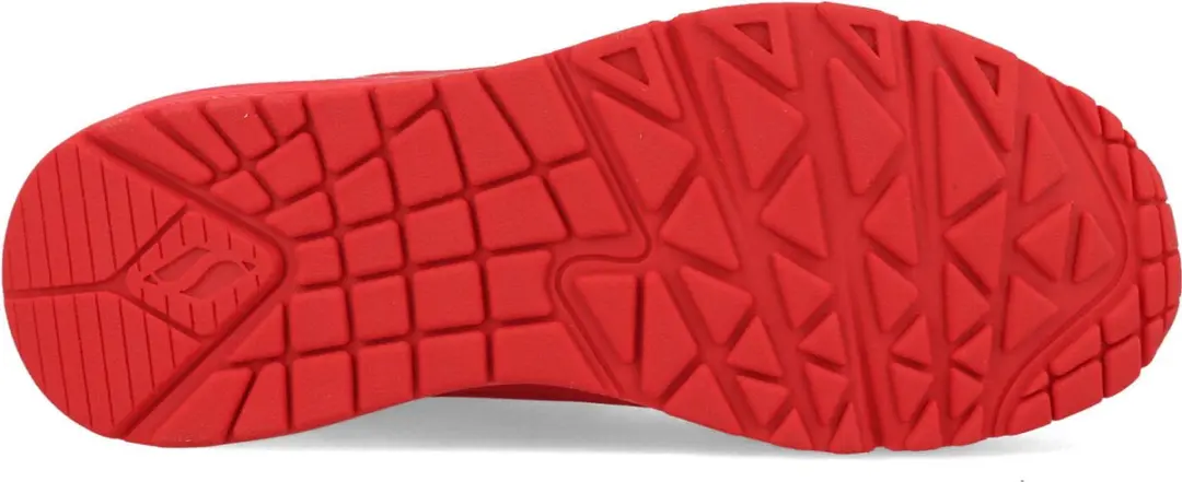 Skechers Uno Stand On Air Meisjes Sneakers - Rood - afbeelding 6 van 6