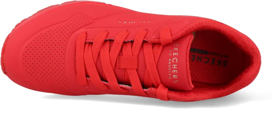 Skechers Uno Stand On Air Meisjes Sneakers - Rood - afbeelding 4 van 6