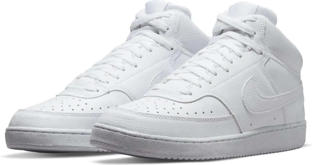 Nike Court Vision Mid Sneakers Heren 45.5 - Wit