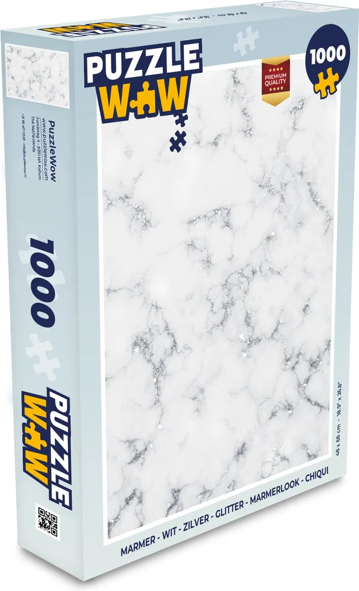 PuzzleWow Marmerlook Legpuzzel 1000 Stuks