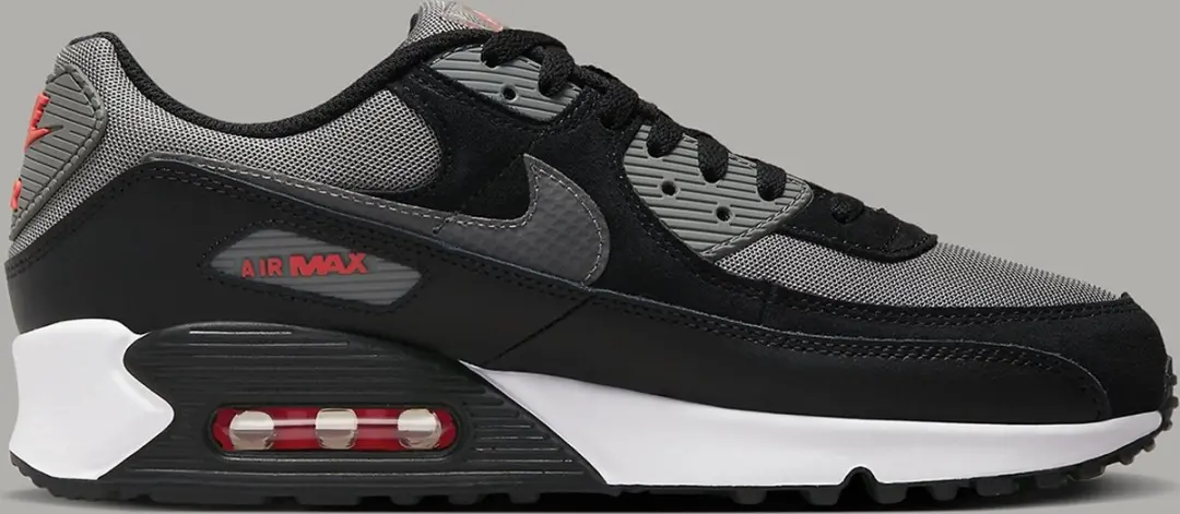 "Sneakers Nike Nike Air Max 90 ""Black Red Grey"""
