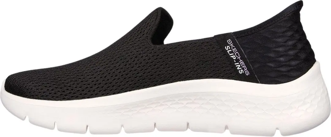 Skechers Go Walk Flex-Relish Slip-Ins Dames Sneakers 124963-BKW - Zwart/Wit - afbeelding 3 van 6