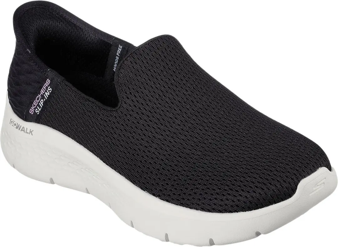 Skechers Go Walk Flex-Relish Slip-Ins Dames Sneakers 124963-BKW - Zwart/Wit - afbeelding 5 van 6