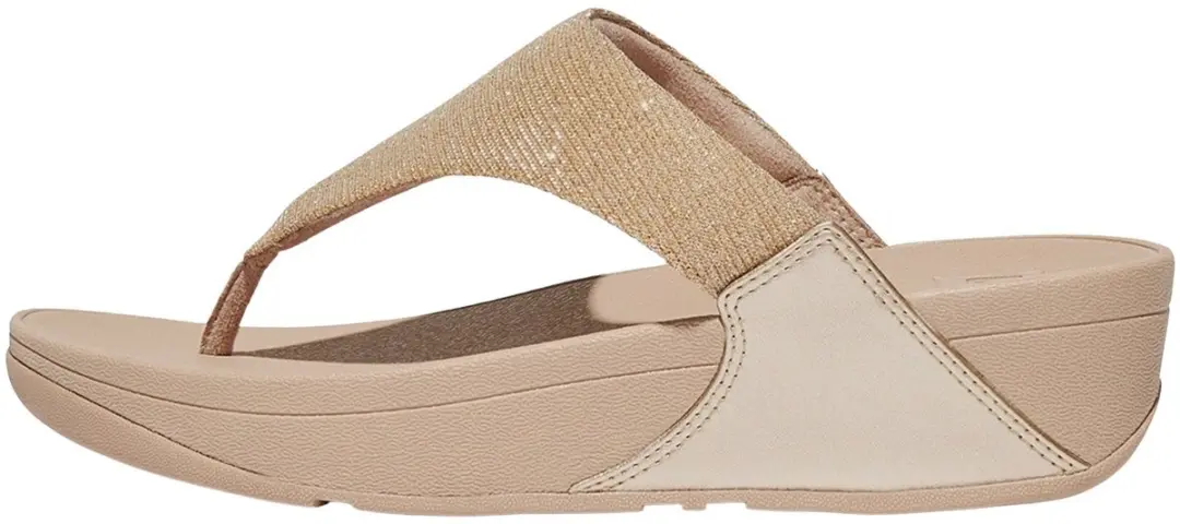 FitFlop Lulu Shimmerlux Toepost Teenslippers Dames