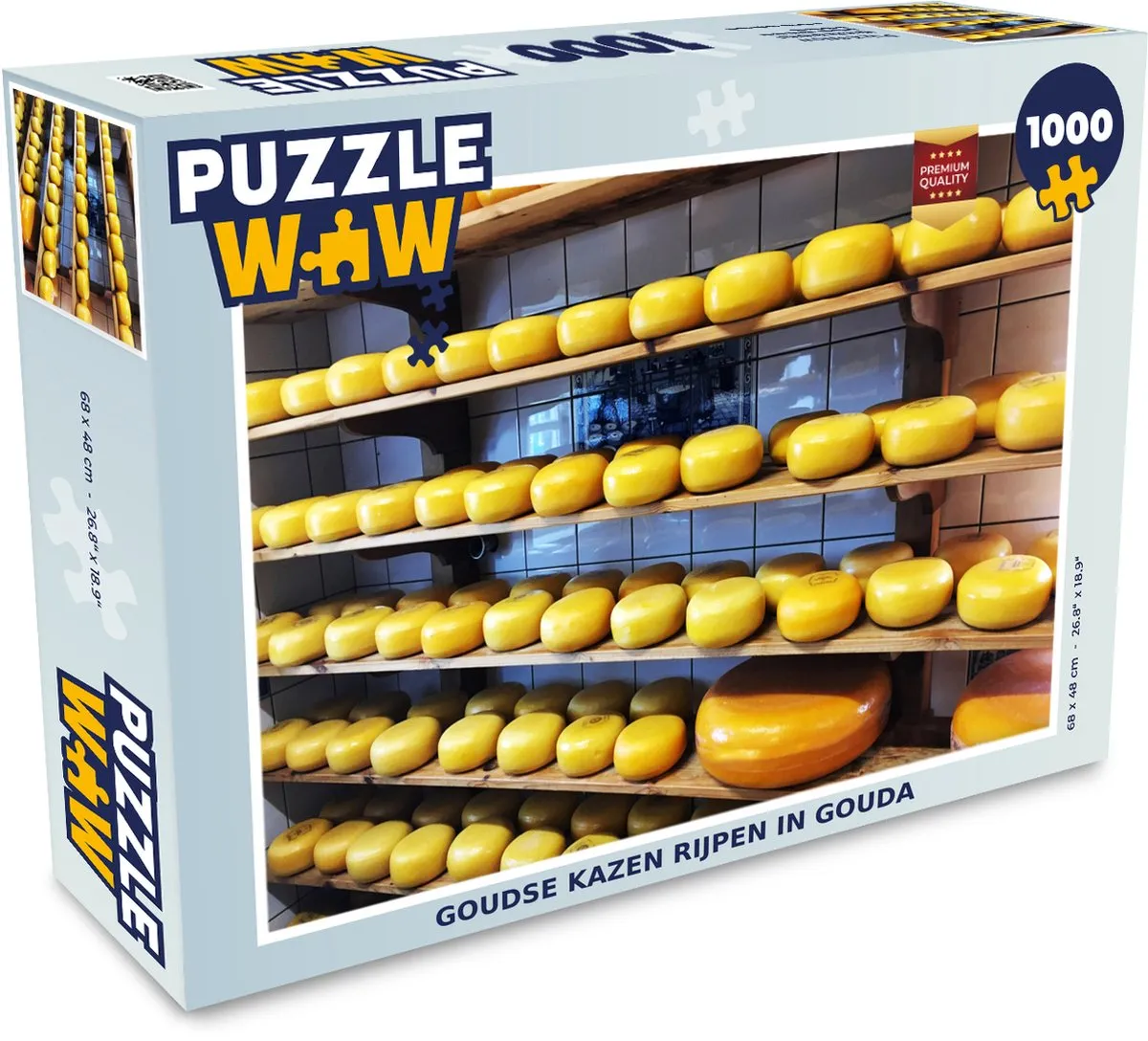 PuzzleWow Gouda Legpuzzel 1000 Stuks