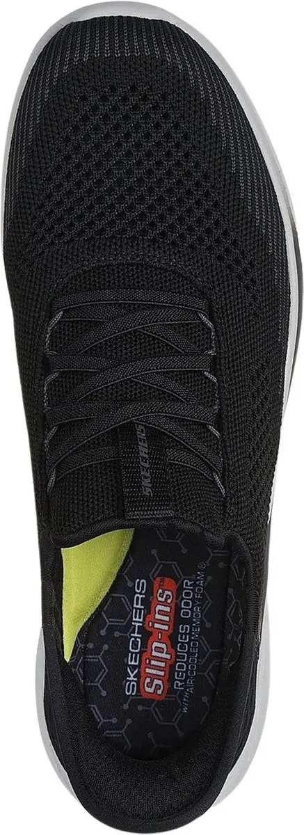 Skechers Slade Quinto Slip-Ins Sneakers Heren - 45 - Zwart - afbeelding 5 van 6