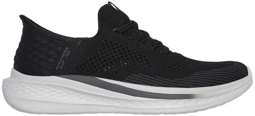 Skechers Slade Quinto Slip-Ins Sneakers Heren - 45 - Zwart - afbeelding 3 van 6
