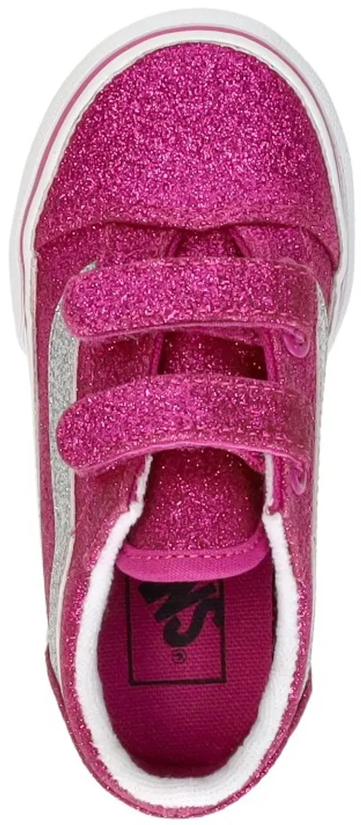 Vans TD Old Skool Klittenband Sneakers - Roze - afbeelding 5 van 6