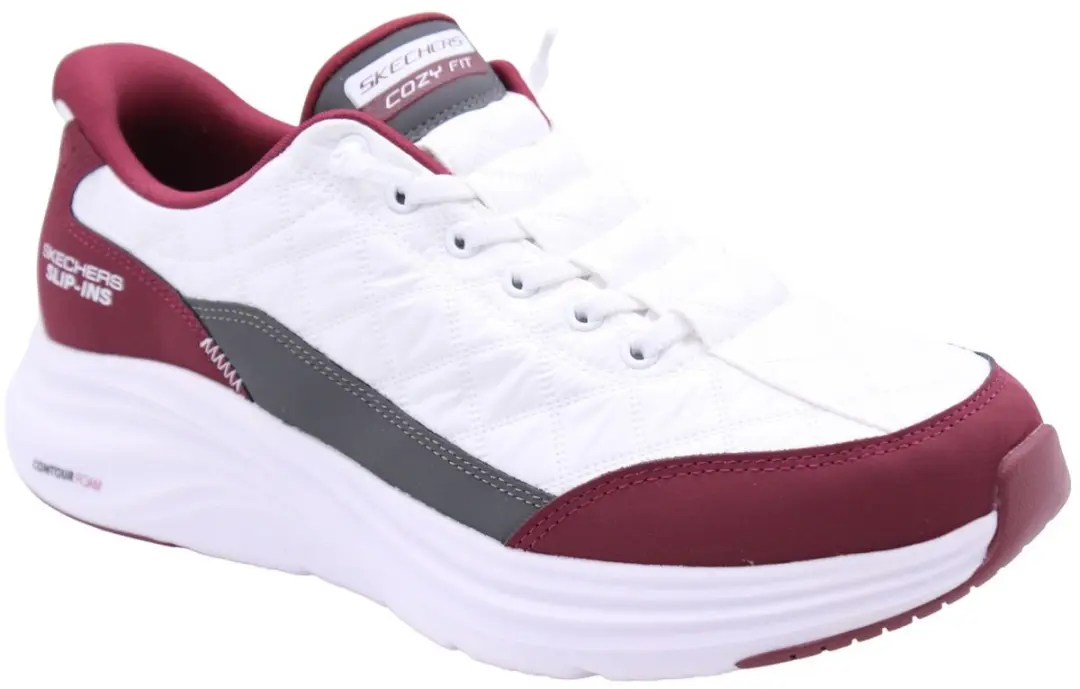 Skechers Heren Cozy Fit Slip-ins Sneakers Contour Foam 232619 WBUG