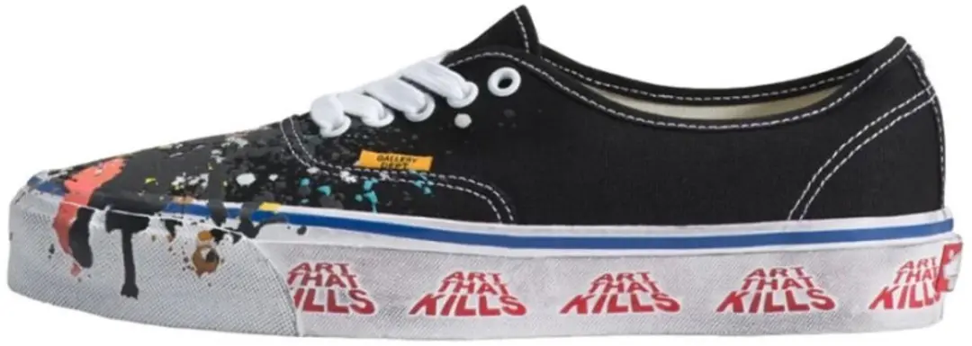 Vans Authentic Reissue 44 Gallery Dept. Art That Kills Black