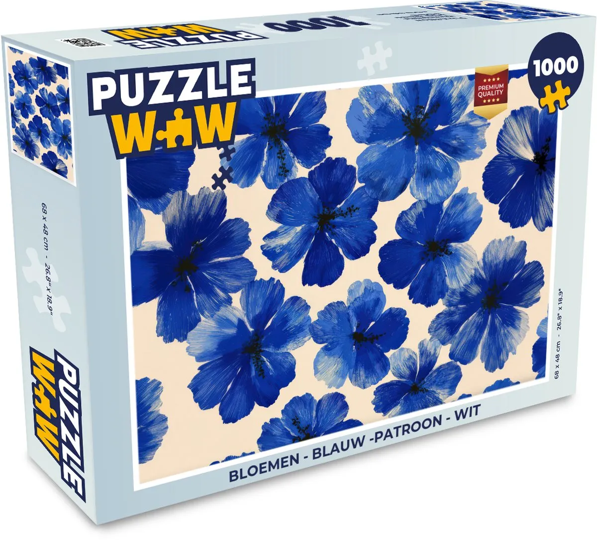PuzzleWow Bloemen Legpuzzel 1000 Stuks