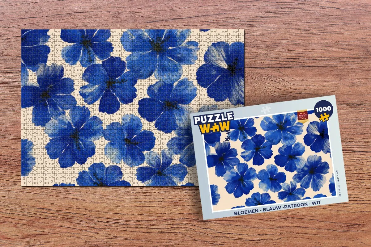 PuzzleWow Bloemen Legpuzzel 1000 Stuks - Multicolor