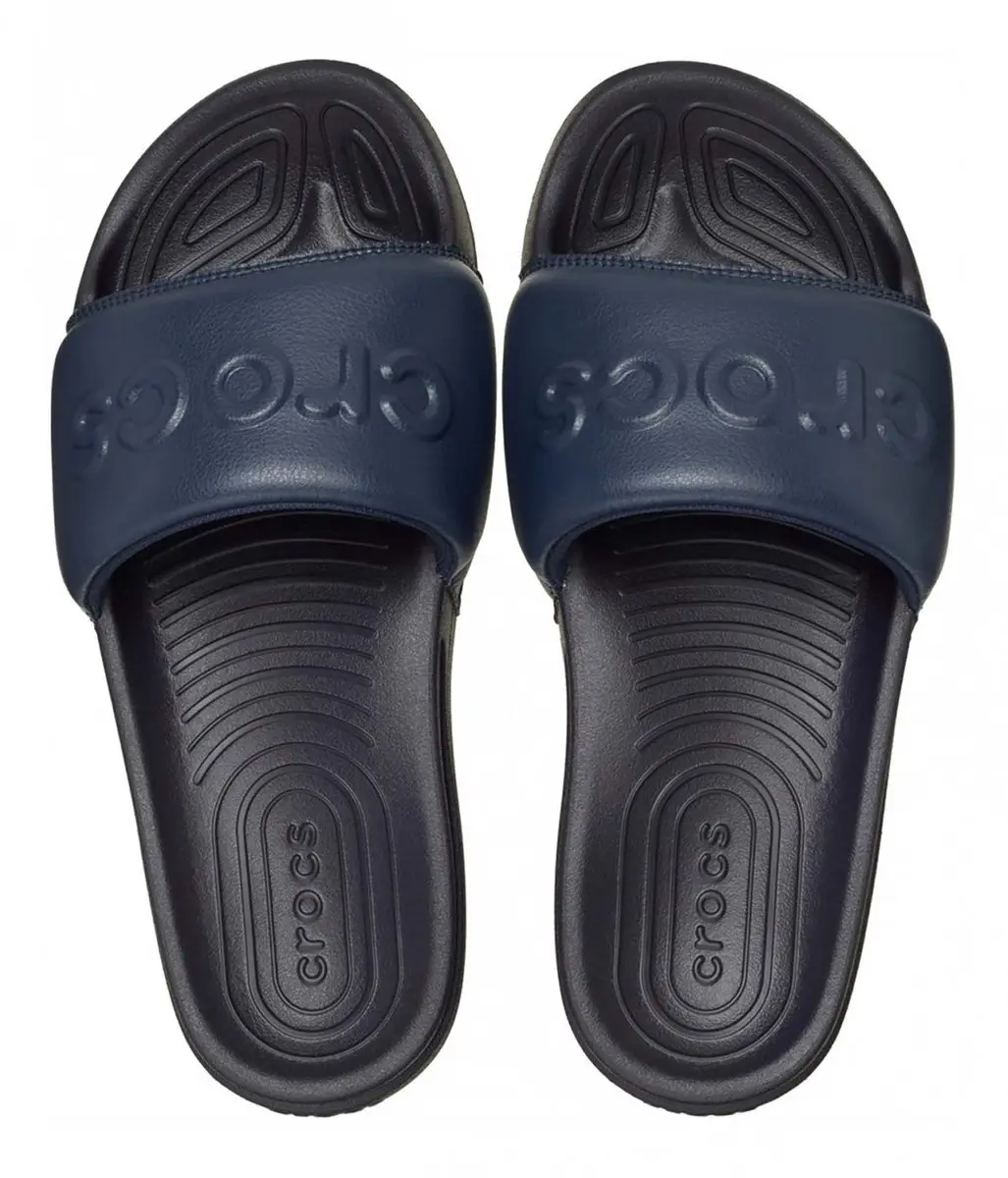Crocs All Day Slide Badslippers Heren 39/40 - Donkerblauw - afbeelding 2 van 6