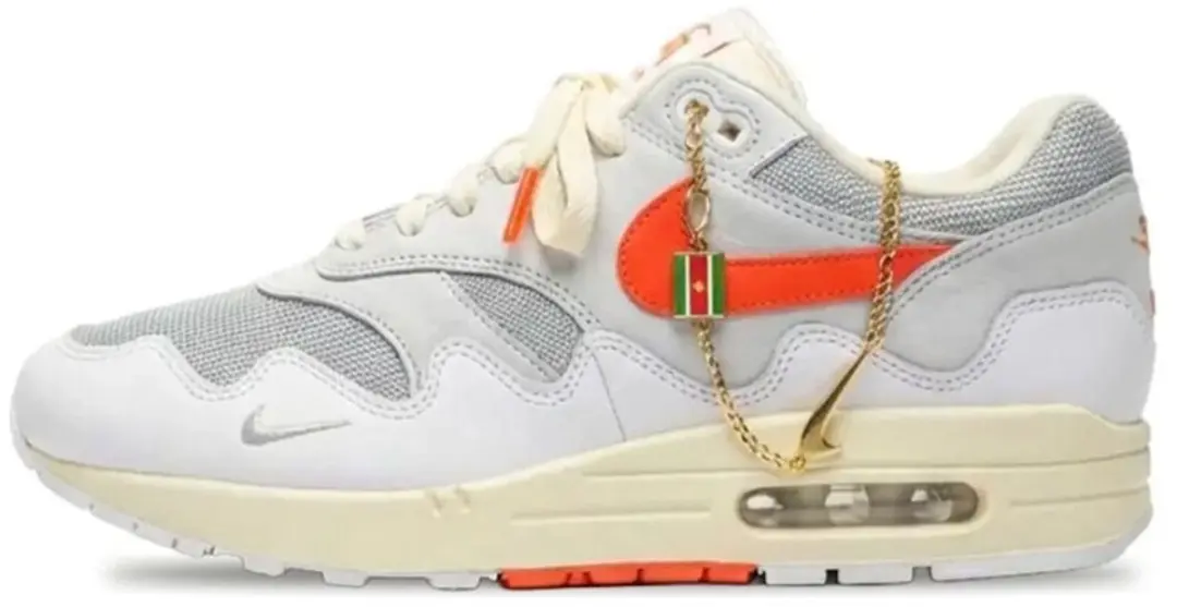 Nike Air Max 1 Patta Waves 'White Hyper Crimson' maat 44