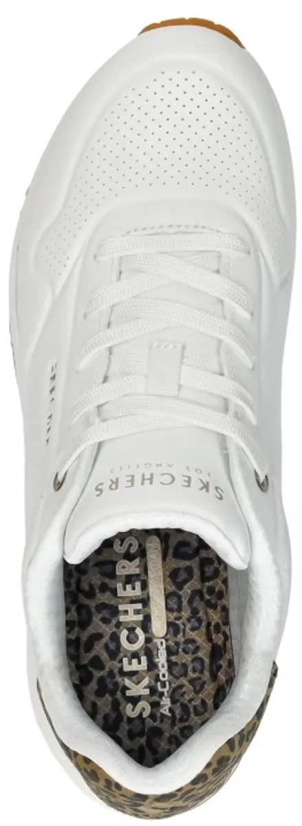 Skechers UNO Jungle Nite Dames Sneakers - Wit