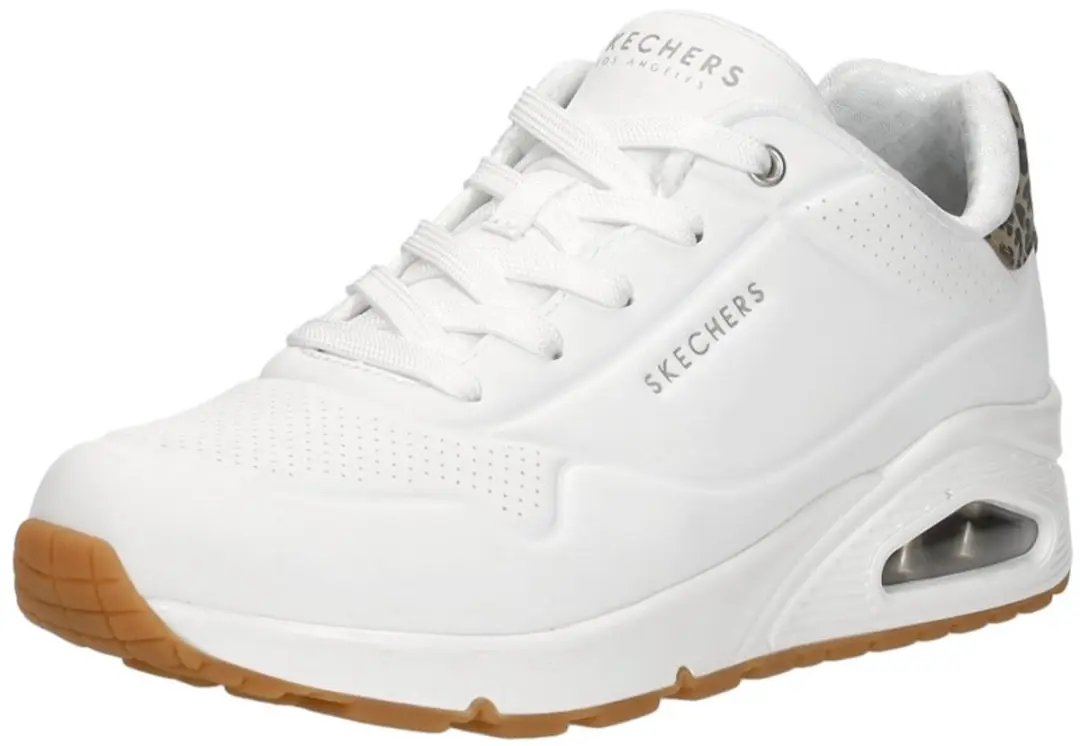 Skechers UNO Jungle Nite Dames Sneakers - Wit