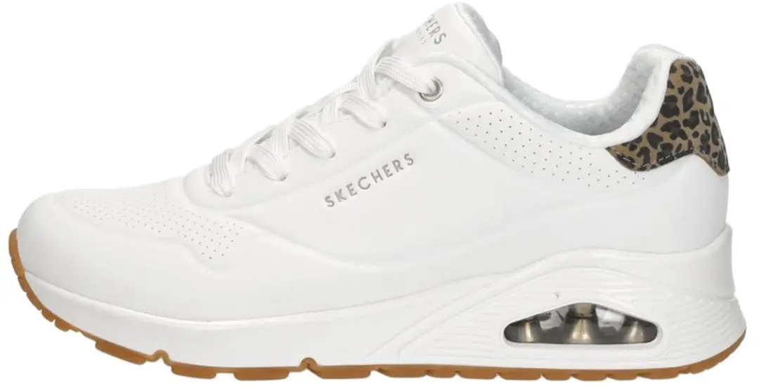 Skechers UNO Jungle Nite Dames Sneakers - Wit