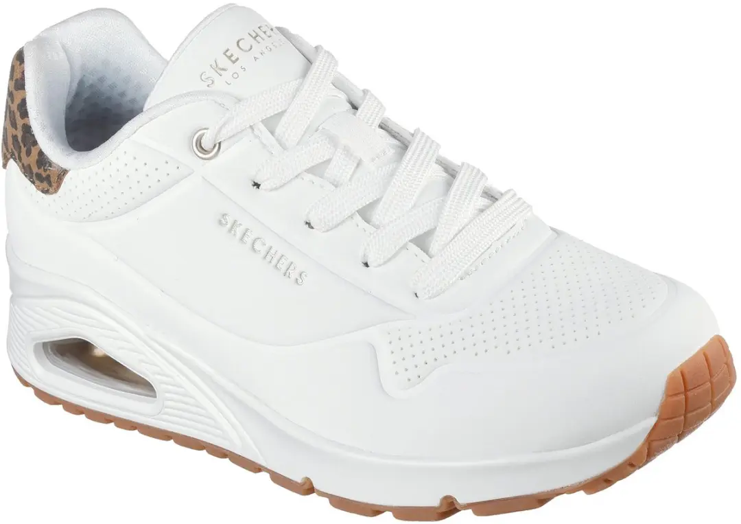 Skechers UNO Jungle Nite Dames Sneakers - Wit