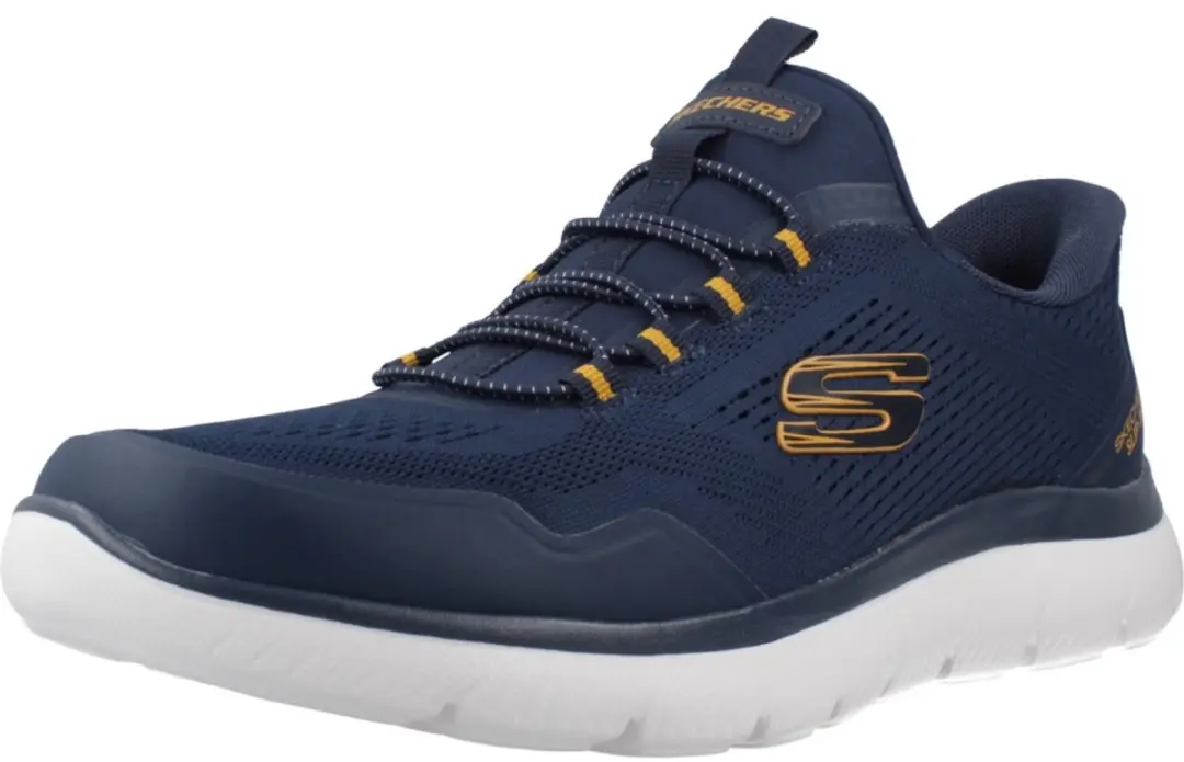 Skechers Slip-ins Summits 233045 Trainers - Marinegeel/Geel - afbeelding 3 van 6