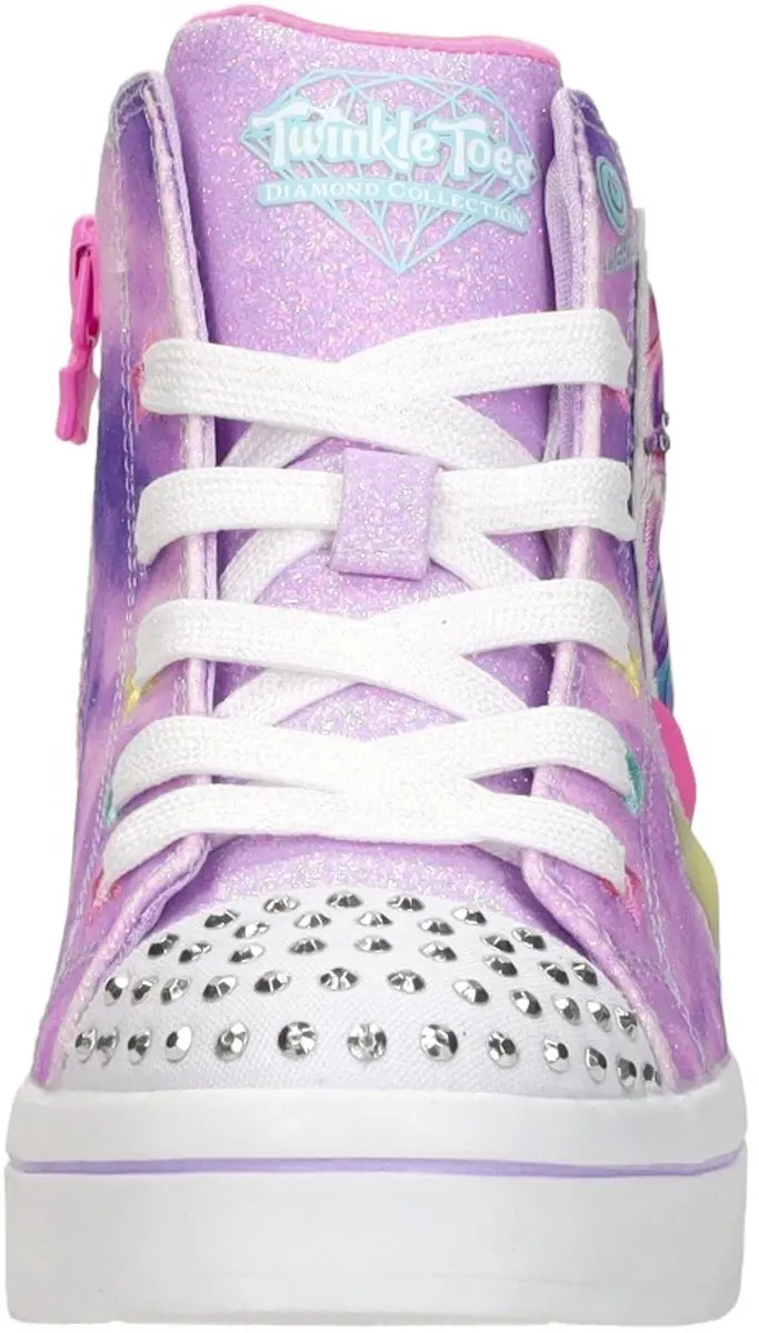 Skechers TWI-LITES 2.0 Unicorn Glam Sneakers 32 - Lavendel - afbeelding 3 van 6