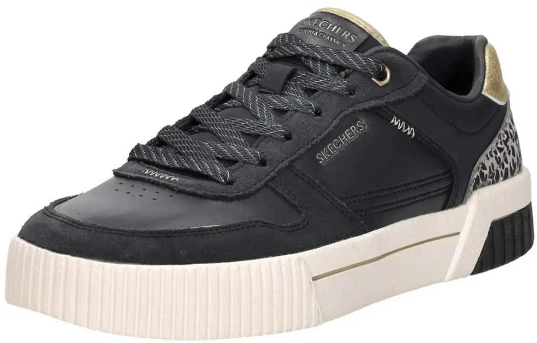 Skechers Jade Lustrous Luxury Sneakers Laag - Zwart - afbeelding 4 van 6