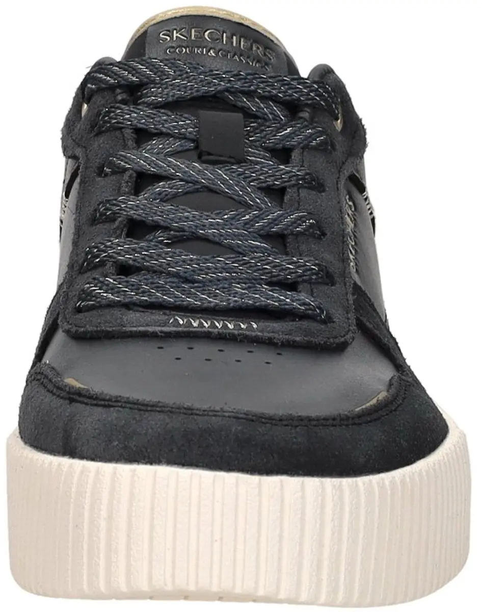 Skechers Jade Lustrous Luxury Sneakers Laag - Zwart - afbeelding 3 van 6