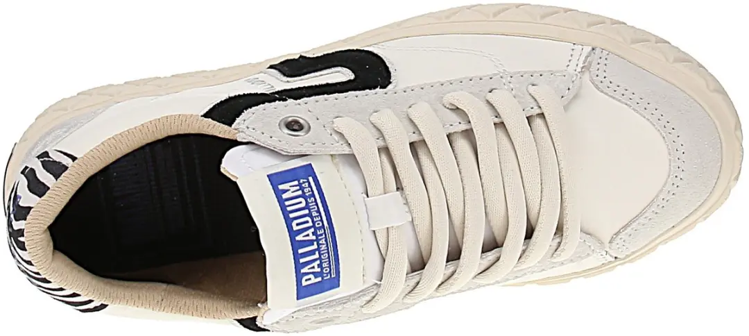 Palladium Ace Lo Mix Wild S Damestrainers 40 - Zebra - afbeelding 2 van 6