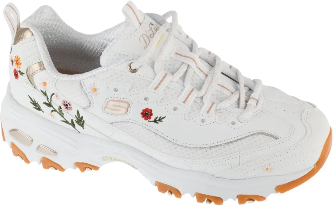 Skechers D Lites, Vrouwen, Wit, Sneakers, maat: 36