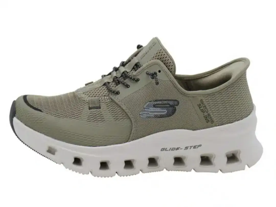 Skechers GLIDE-STEP PRO Heren Instappers 321235 - Groen/Zwart - afbeelding 2 van 6