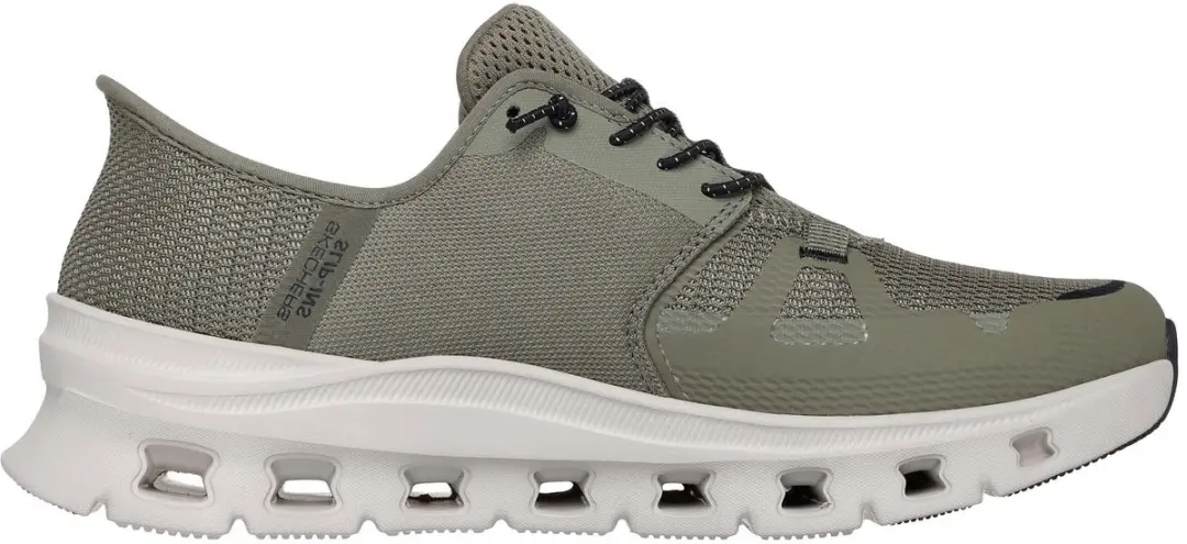 Skechers GLIDE-STEP PRO Heren Instappers 321235 - Groen/Zwart - afbeelding 3 van 6