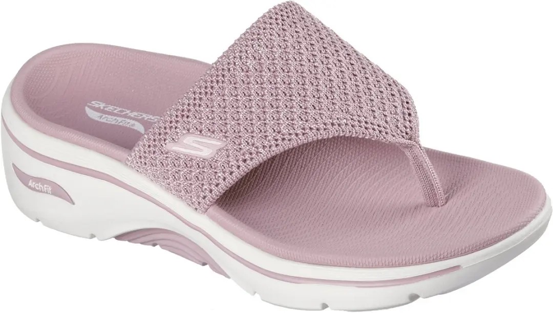 Skechers GO WALK Arch Fit 2.0 Teenslipper 41 - Paars - afbeelding 3 van 6