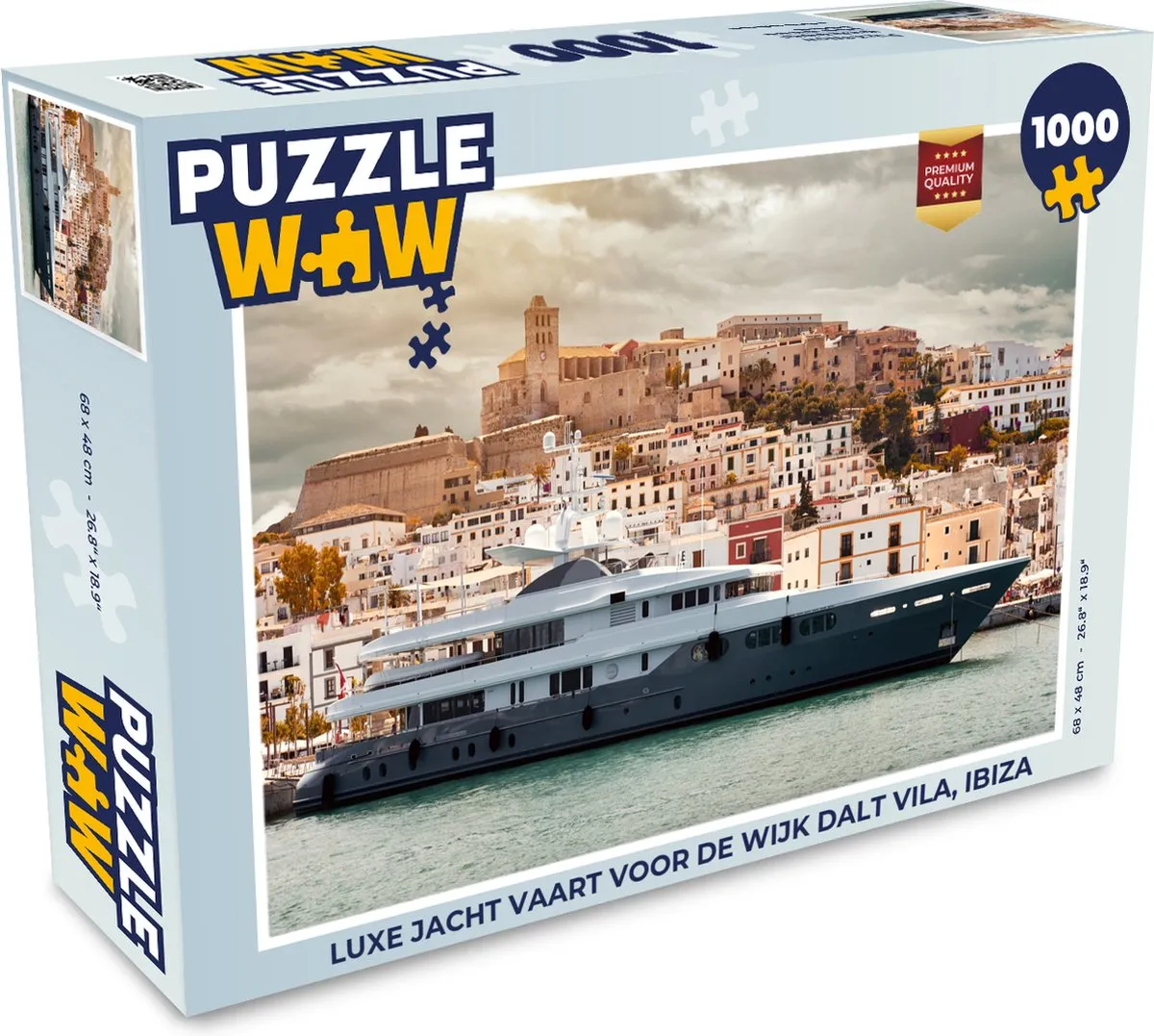 PuzzleWow Ibiza Dalt Vila Puzzel 1000 Stuks