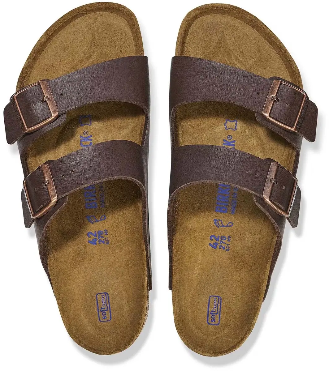 Birkenstock Arizona Slides - Donkerbruin - Maat 41 - afbeelding 2 van 6