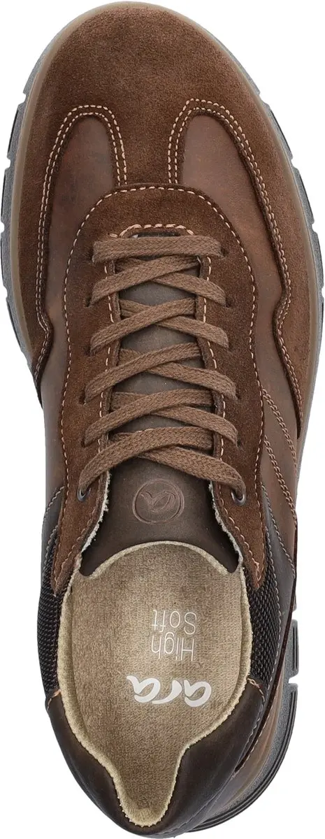 Ara Imola Sport Heren Sneaker - Bruin - Maat 43