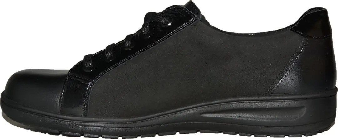 Dames Sneakers Solidus 27001-00992 Heaven Zwart - Maat 8 - afbeelding 4 van 6
