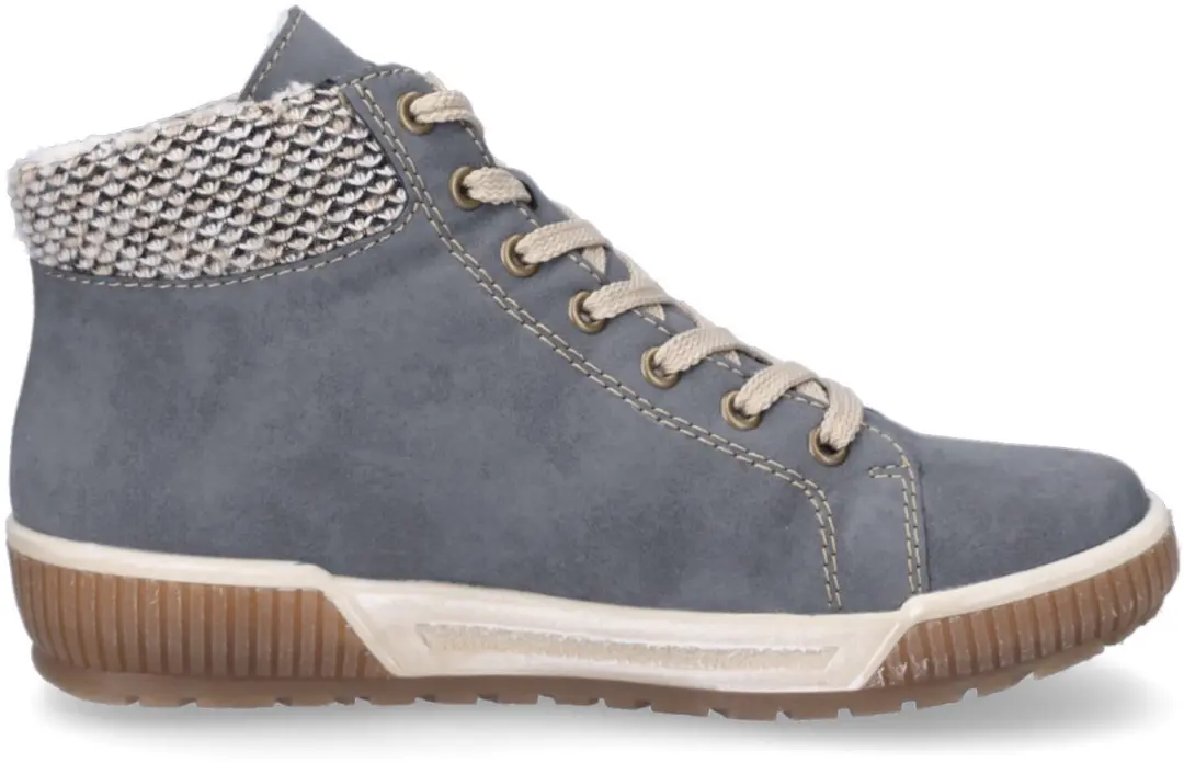 Rieker Veterschoenen Hoog 6000061280 - Lichtblauw Maat 39 - afbeelding 2 van 6