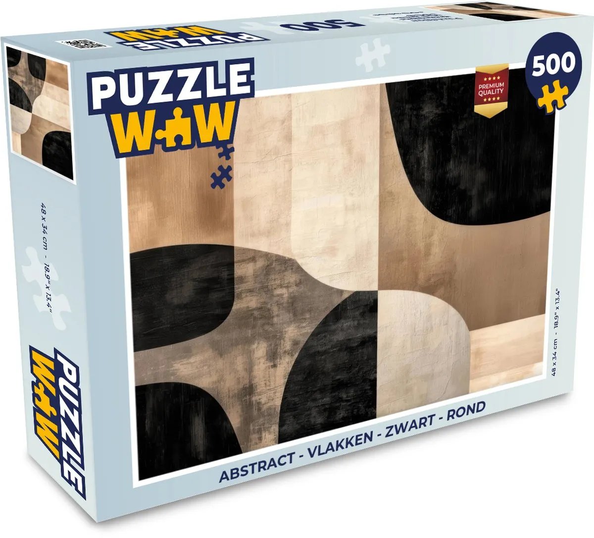 PuzzleWow Abstract Puzzel 500 Stuks