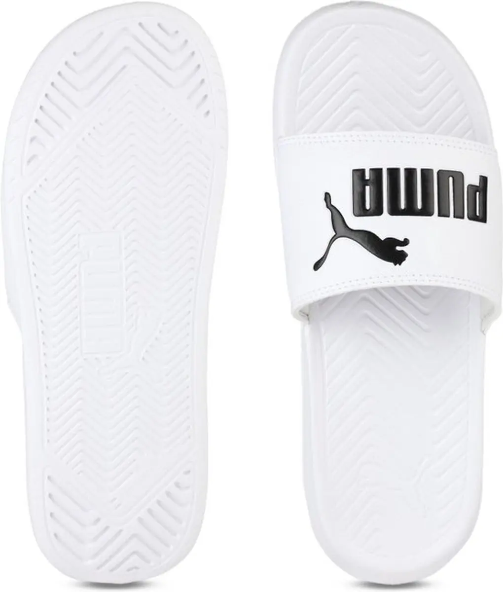 PUMA Popcat 20 Badslippers - Maat 47 - Wit - afbeelding 6 van 6