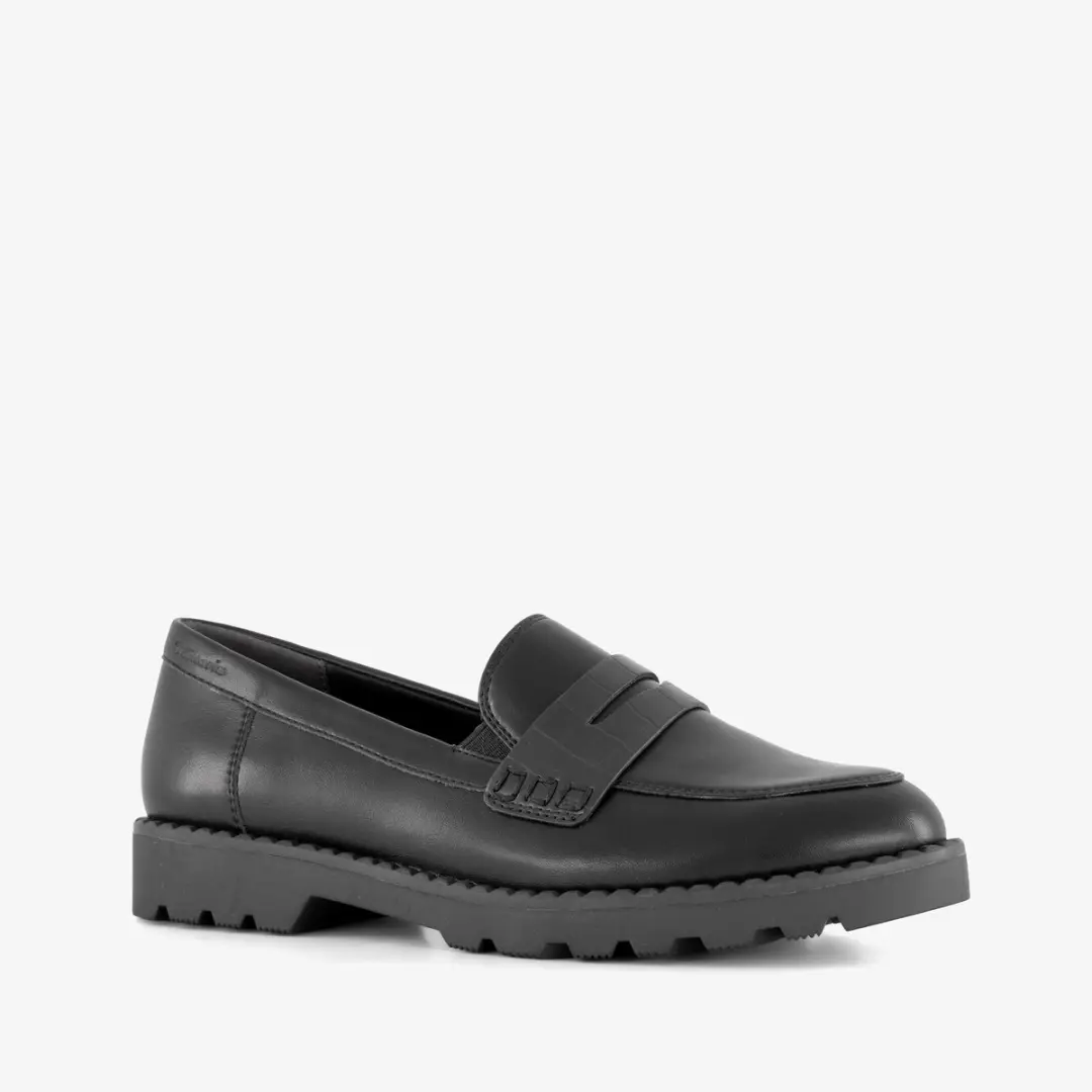 Tamaris dames loafers zwart