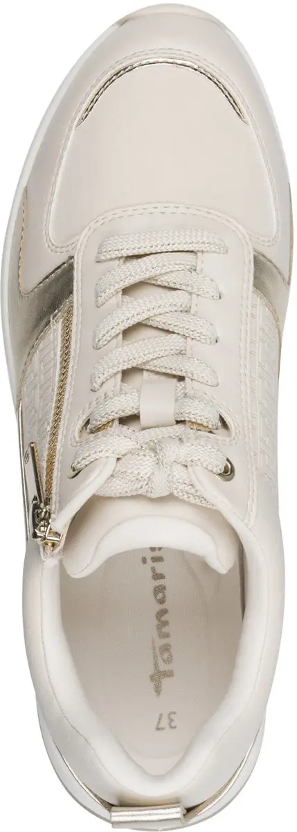 Tamaris Dames Sneakers Beige - Maat 39 - afbeelding 6 van 6