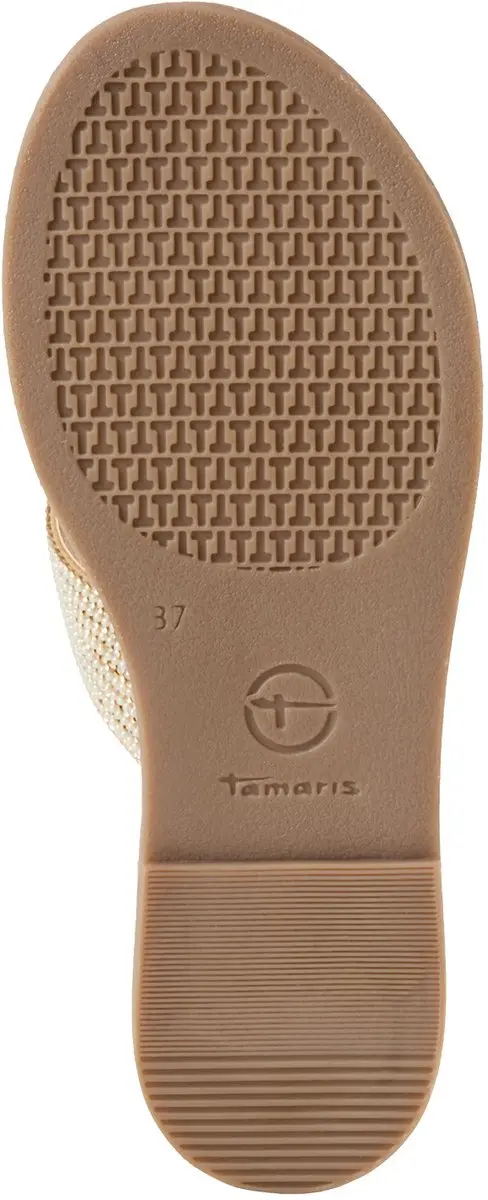Tamaris Core Dames Slippers 38 - Sand Glam - afbeelding 5 van 6