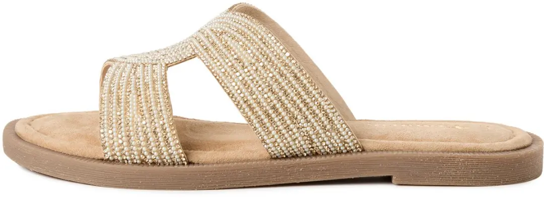 Tamaris Core Dames Slippers 38 - Sand Glam - afbeelding 3 van 6