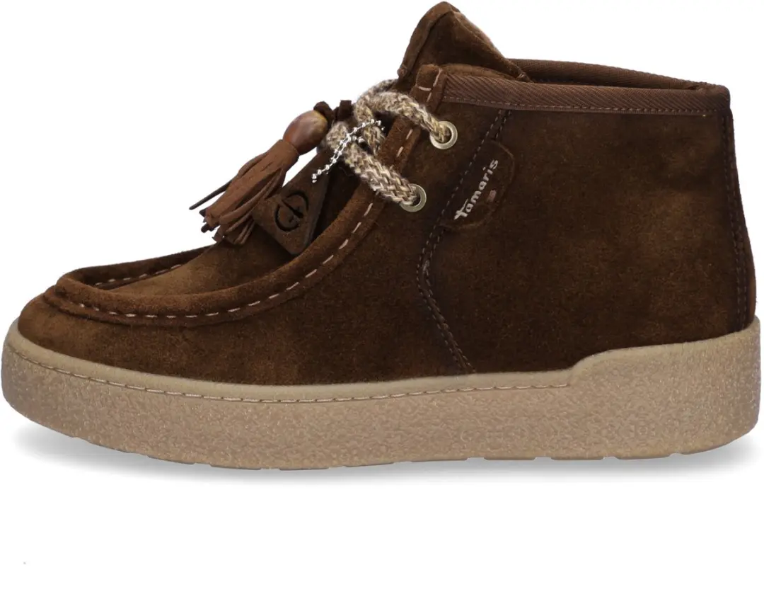 Tamaris Dames Leren Hoge Sneaker 1-25406-47 - 37