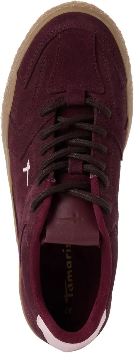 Tamaris Dames Sneaker Low Rood - Maat 39 - afbeelding 3 van 6