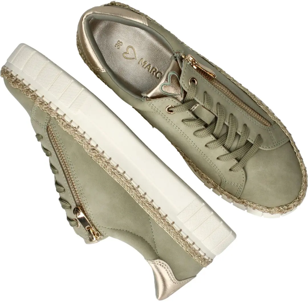 Marco Tozzi Sneakers - Dames - Groen - 38 - afbeelding 6 van 6