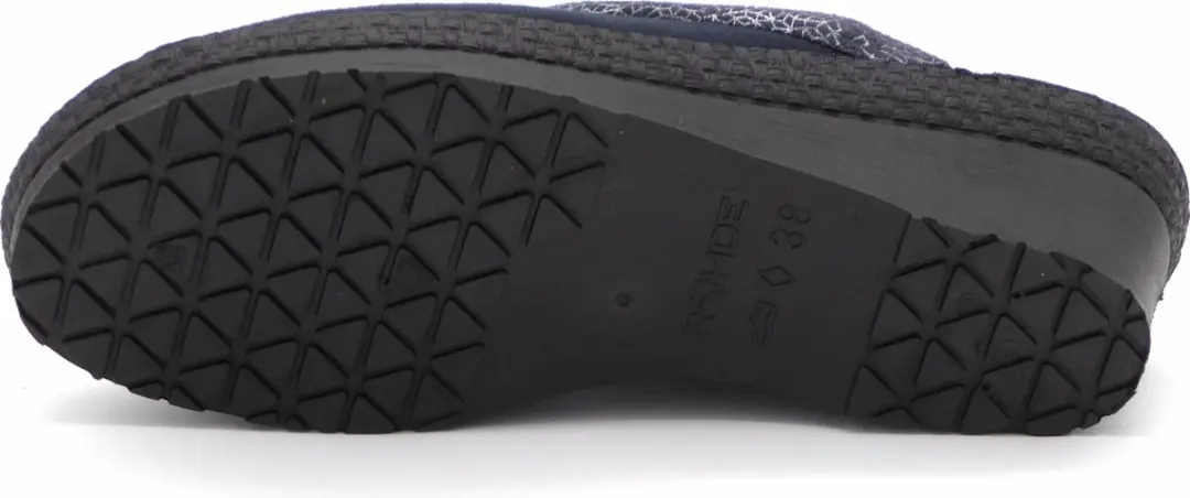 Rohde Dames Pantoffel Muil - 2459-50 Blauw - Maat 40